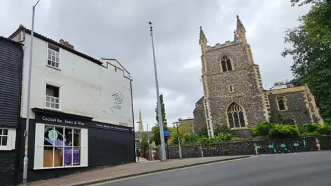 Paul Moseley/BBC TipsyJar and St Michael at Plea