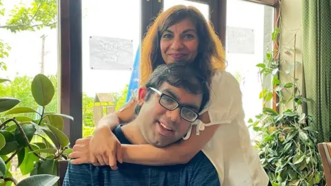 Shah Family Mona Shah with son Ash