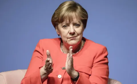 EPA German Chancellor Angela Merkel during the Brigitte event in Berlin, 26 Jun 17