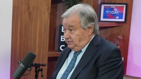 Antonio Guterres talks to BBC