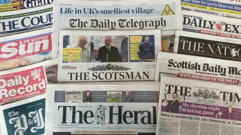 BBC Scotland's front pages, Thursday 4 July 2024