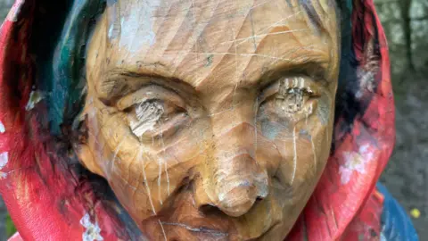 BBC Statue of Martha the quarry worker