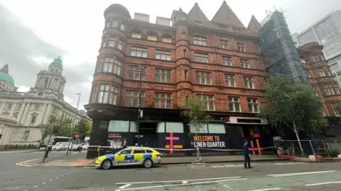 BBC George Best Hotel cordoned off