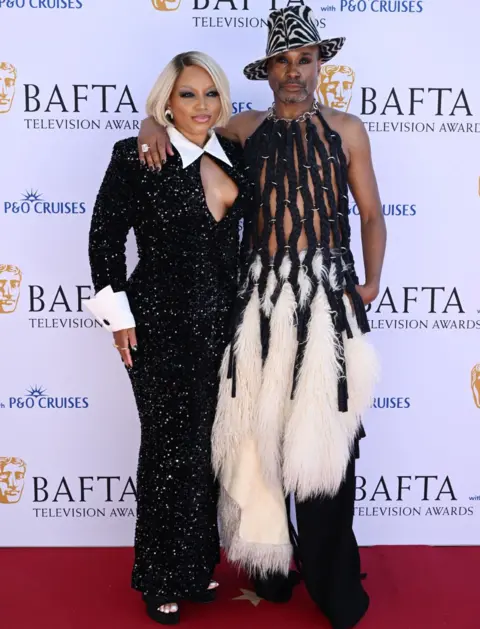 Getty Images Billy Porter and Marisha Wallace attend the 2025 BAFTA Television Awards with P&O Cruises at The Royal Festival Hall on May 11, 2025 in London, England