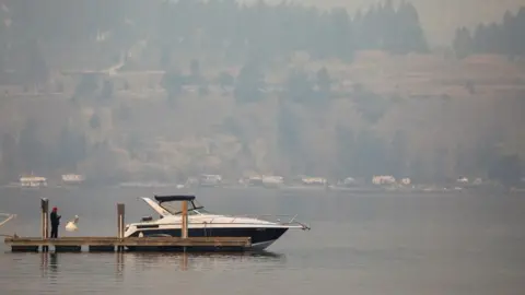 Reuters Smoke on the water in Kelowna