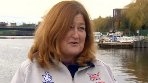 Kate O’Sullivan, BBC Sports Unsung Hero winner for the North East and Cumbria