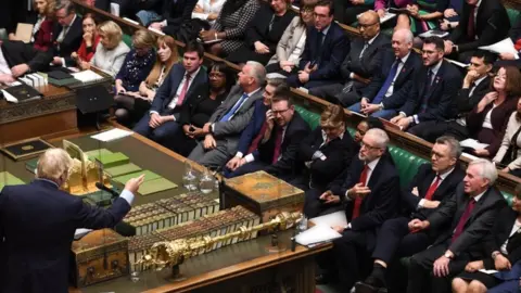 UK Parliament/Jessica Taylor Boris Johnson and Jeremy Corbyn