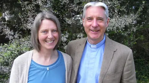 Rowan Patterson and Revd Scott Patterson