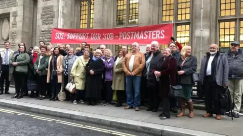 Affected people campaigning in London