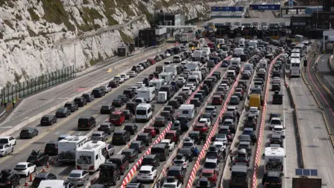 Getty Images Traffic at Port of Dover