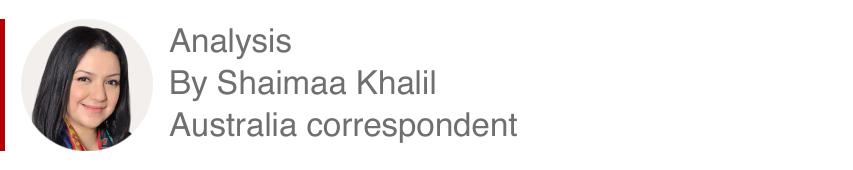 Analysis box by Shaimaa Khalil, Australia correspondent