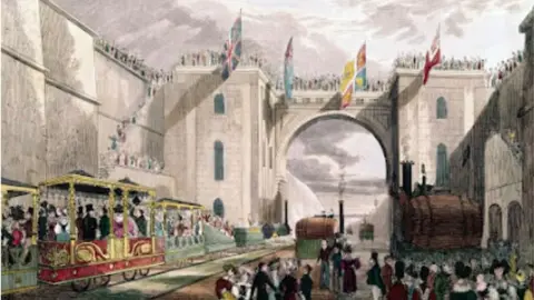 Liverpool and Manchester Railway Trust Opening of Edge Hill station 1830