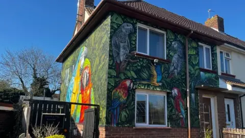 Street Arts Hire Ltd Mural on a house