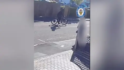 Crimestoppers/West Midlands Police credited screenshot of CCTV footage
