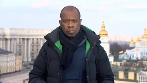 Clive Myrie reporting from Ukraine