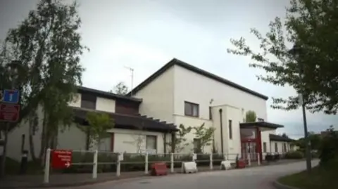 BBC The former Tawel Fan ward at Ysbyty Glan Clwyd