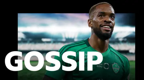Ivan Toney with the BBC Sport gossip logo