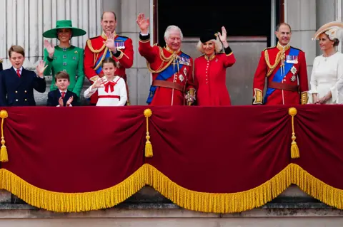 PA Media Trooping the Colour