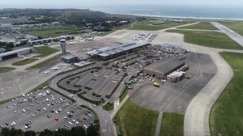 Jersey airport aerial