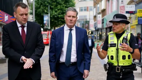 PA Media Nick Thomas-Symonds and Keir Starmer