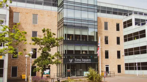 Getty Images A general view picture of Time Square, an office complex in Bracknell, which is Bracknell Forest Council's headquarters.