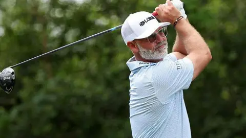 Paul Waring tees off