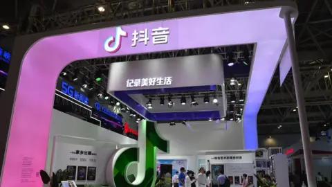 Getty Images Douyin exhibition stand at a conference