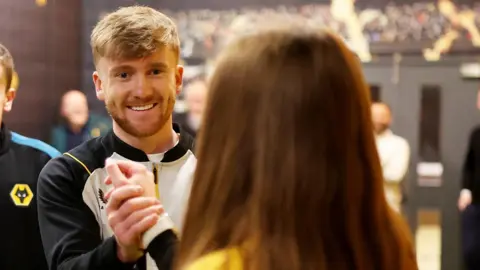 Wolves Foundation Wolves player Tommy Doyle