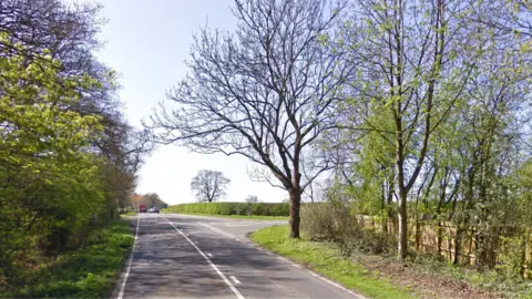 A4095 junction with Common Road