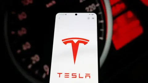 Getty Images Tesla app