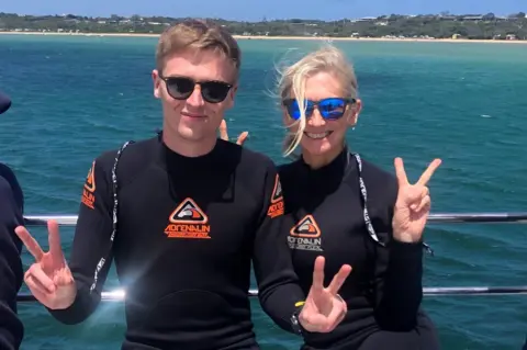 Sally Nolan Sally Nolan with her son