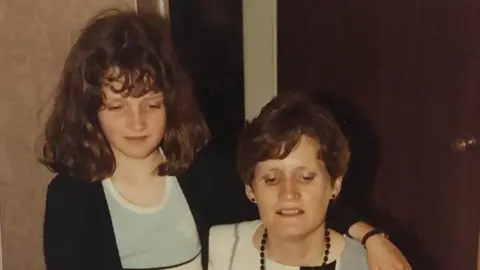 Nichola Harris Nichola Harris as a young girl (left) with her mother on the right