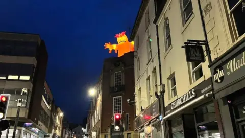 BBC The monsters will be in residence from 23 to 29 October