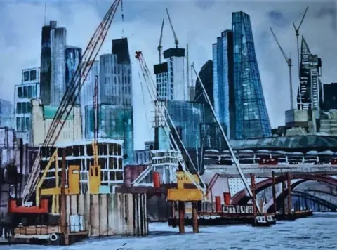 Mike Riches A page from Mike Riches's book