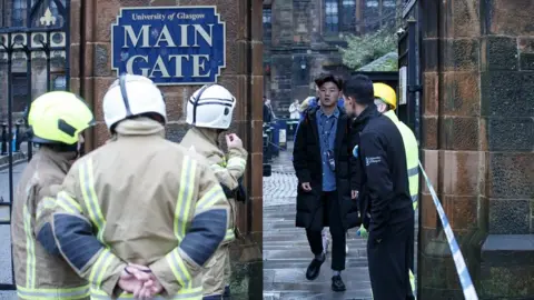 EPA Glasgow Uni evacuation