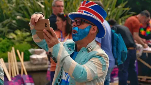 BBC Pride festival go-er