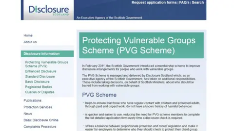 Disclosure Scotland disclosure scotland website