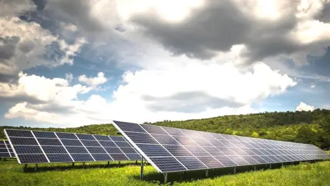 Stock image stock image of a solar farm