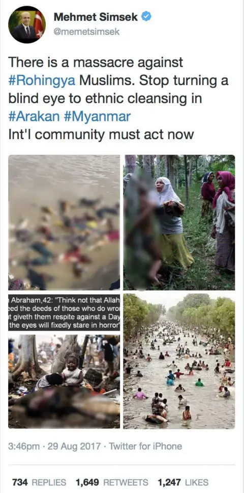 Myanmar conflict Fake photos inflame tension