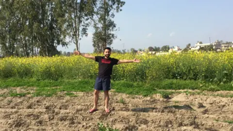 Satinderpal Gosal Satinderpal on a trip to India