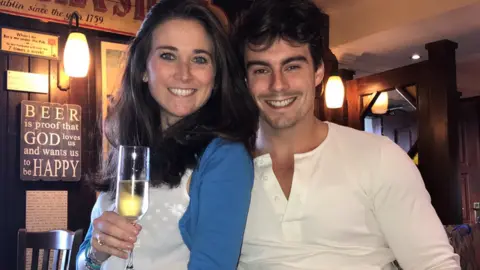 Olivia Rowlands Olivia pictured with husband Sam