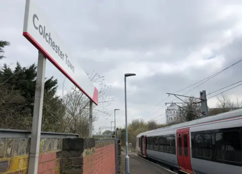 Greater Anglia Colchester Town station