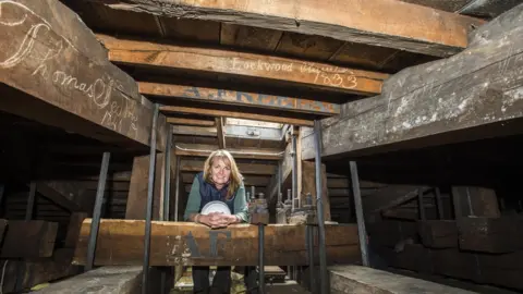 Dean Atkins Sarah McLeod of Wentworth Woodhouse Preservation Trust