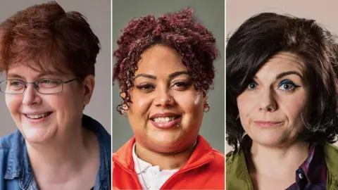 LIFI Sally Wainwright, Emily Campbell and Caitlin Moran.