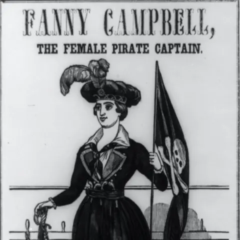Alamy The cover of the 1844 novel, Fanny Campbell The Female Pirate Captain