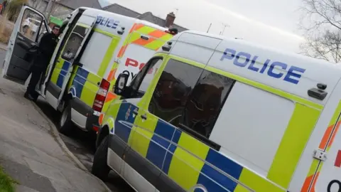 Derbyshire Police Police vans