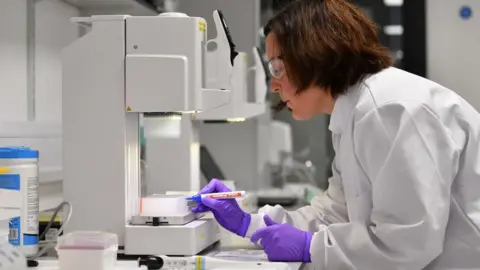 Getty Images Scientist working in a laboratory