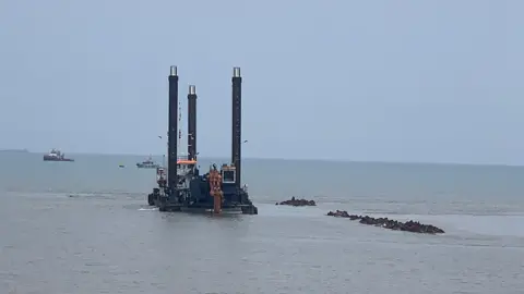 Yorkshire Water Dredging at Withernsea