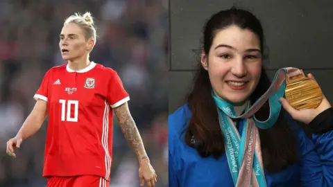 PA/Getty Jess Fishlock and Menna Fitzpatrick