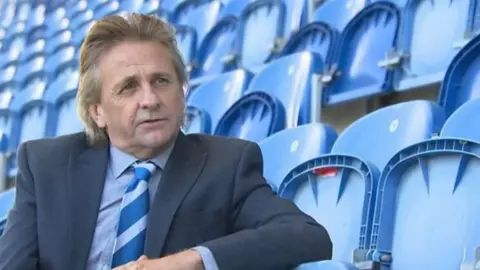 Colchester United football club chairman, Robbie Cowling